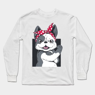 FRENCH BULLDOG GIRL Long Sleeve T-Shirt